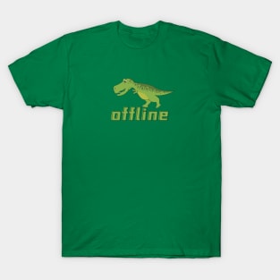 Cartoon Tyrannosaurus Rex offline T-Shirt